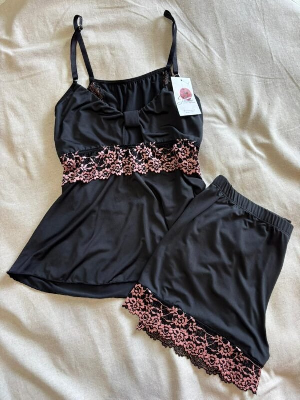 Babydoll Sem Bojo com Detalhes em Renda Jucialle