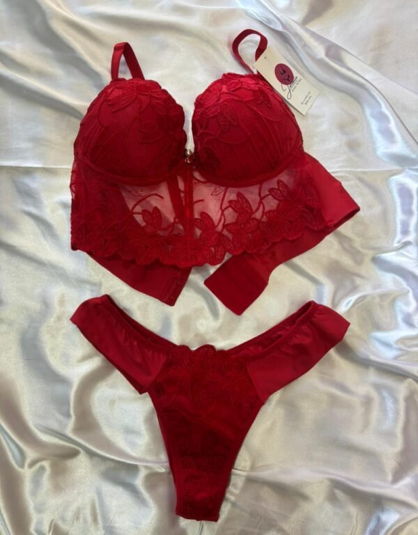Conjunto Cropped com Bojo e Aro Jucialle - Imagem 3